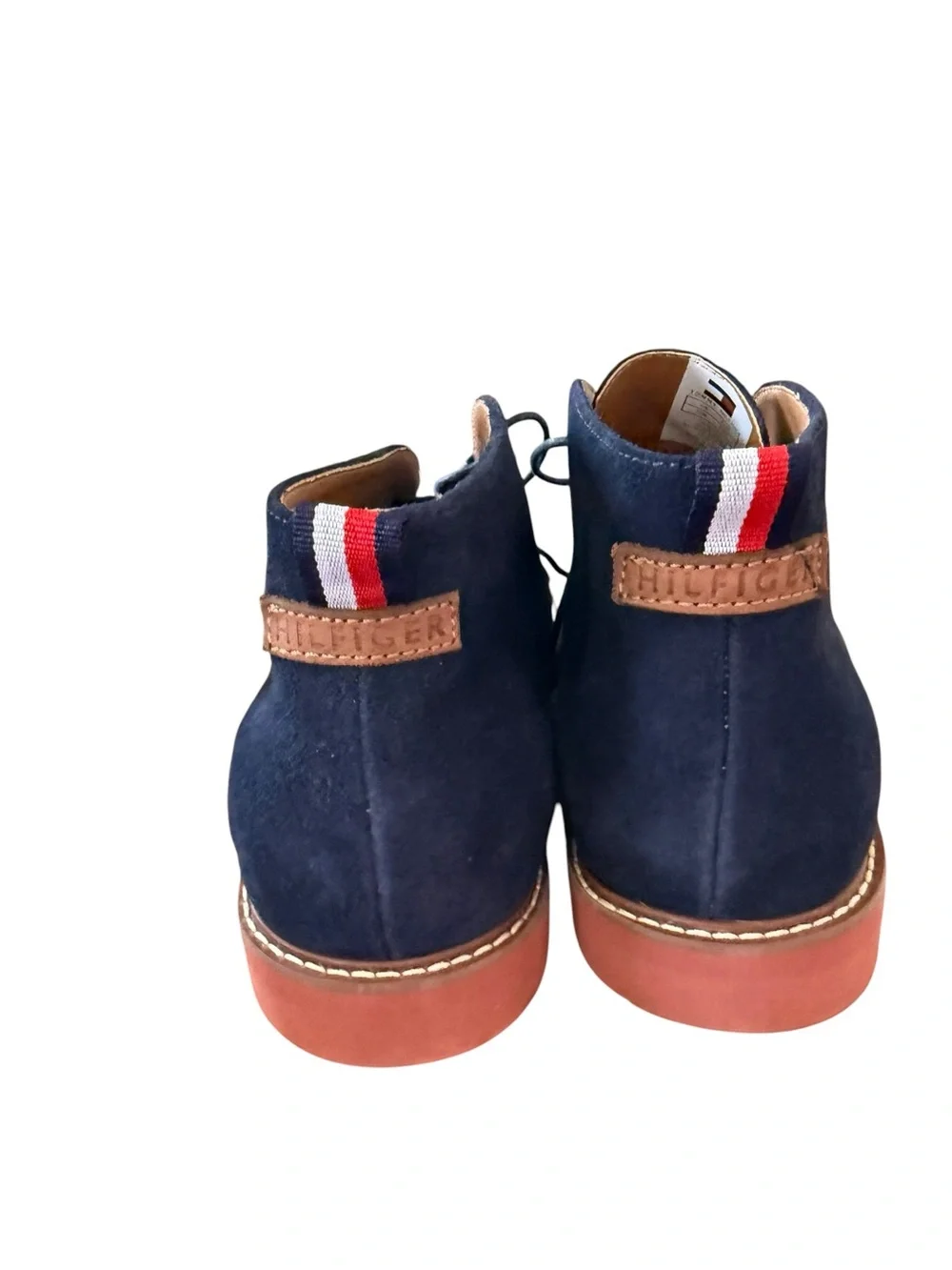 Tommy Hilfiger Gervis Navy Suede Chukka Boots Men’s 10 NWOB